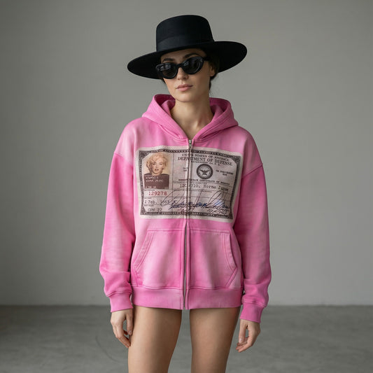 Harajuku Y2K Graphic Hoodie – Unisex Zip-Up